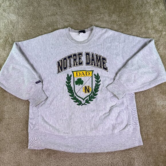 Jansport Other - Vtg 90S Jansport University Of Notre Dame Dad Crewneck XL Sweatshirt USA F023